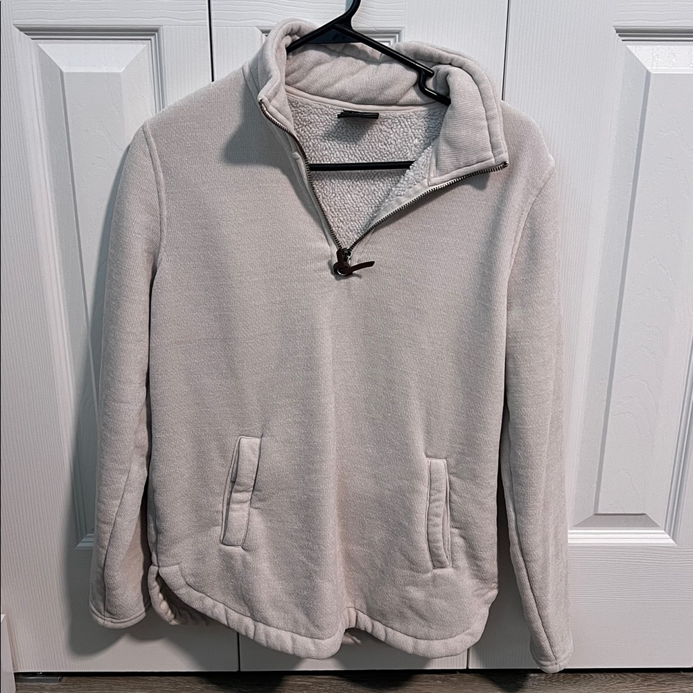 32 Degrees Cream Fleece Jacket